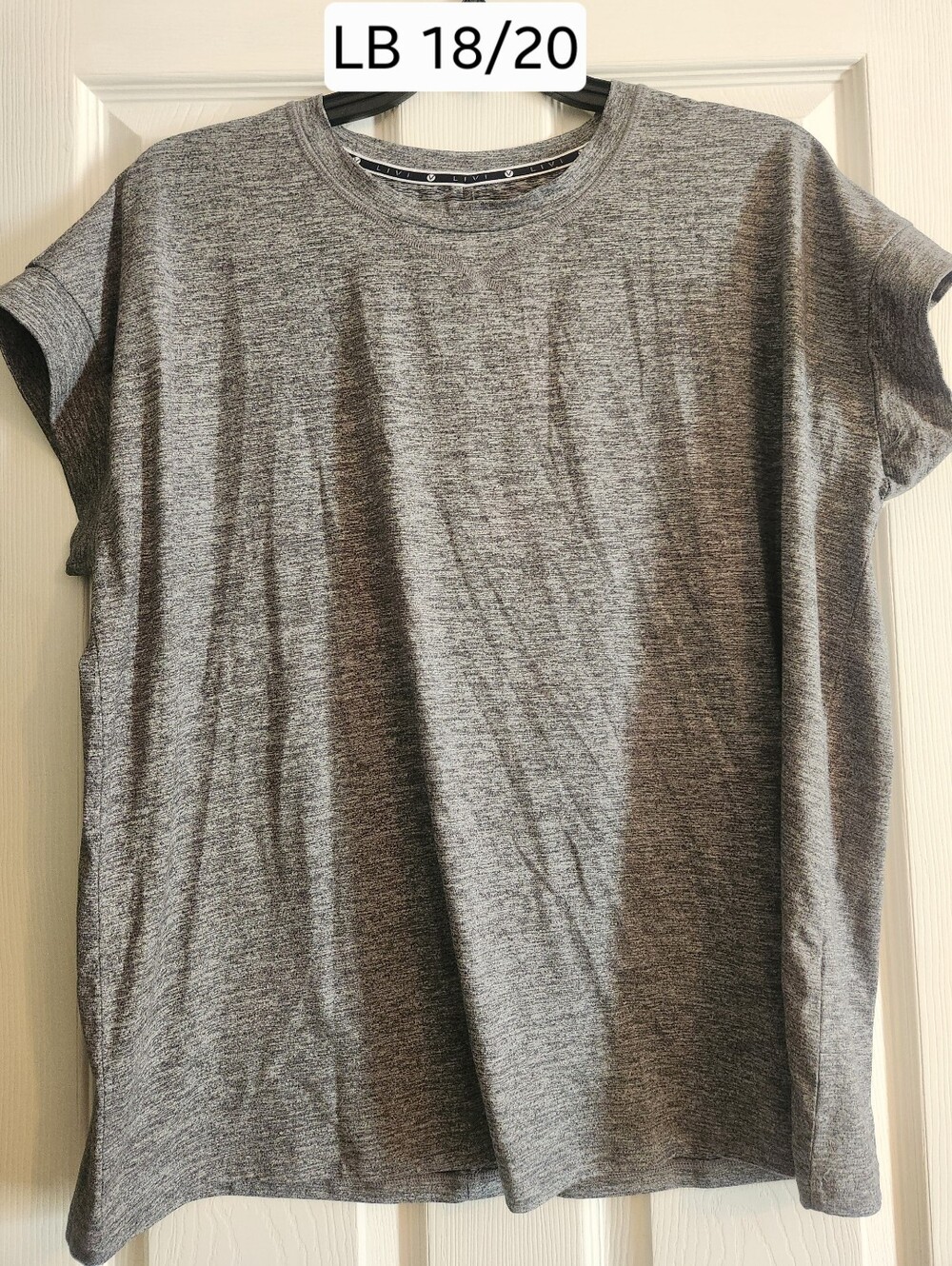 Lane Bryant Heather Gray Short Sleeve Tee